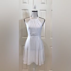 Express White A-Line Dress gently worn size: 4